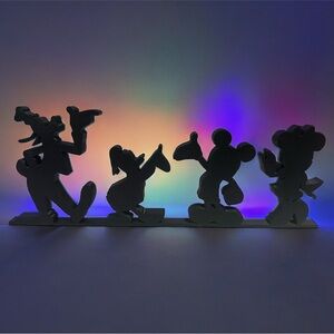 Disney Character Silhouette in Black